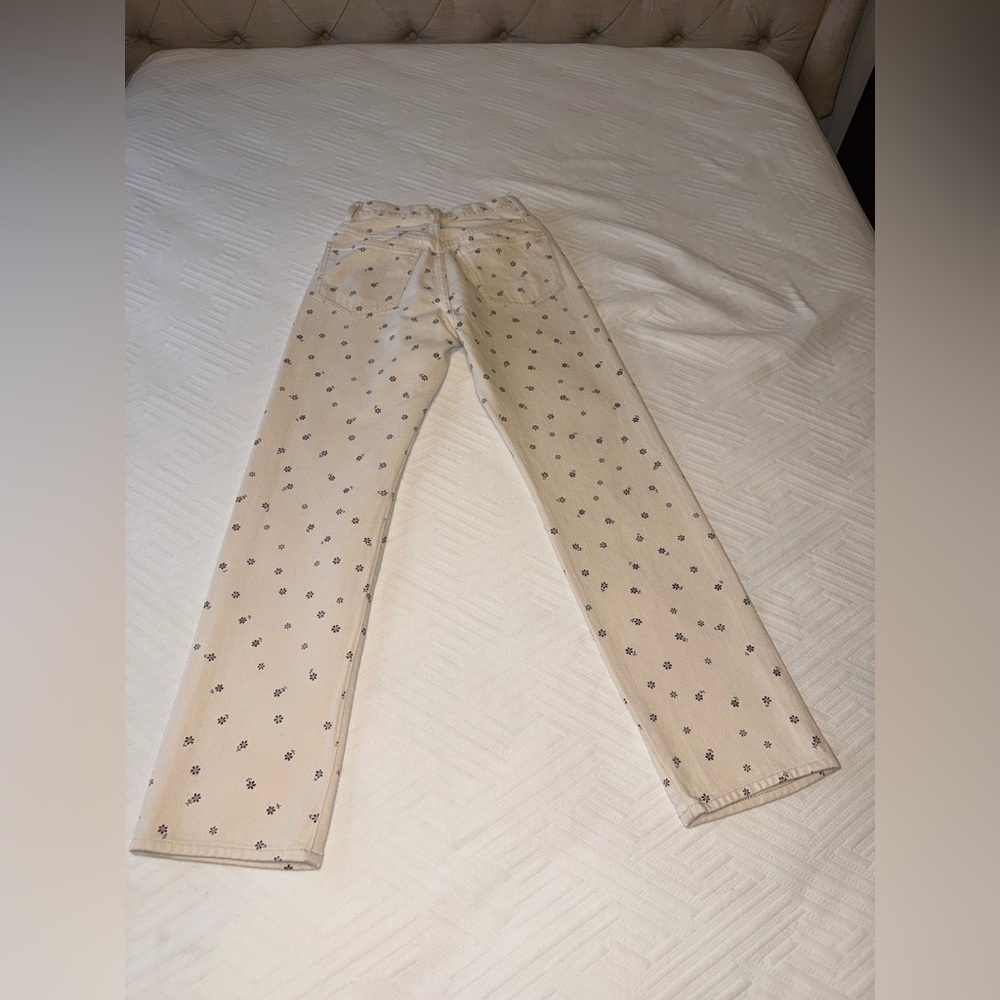 MADEWELL The '90s Straight Jean in Daisy Drizzle SIZE: 25 - Picture 11 of 15